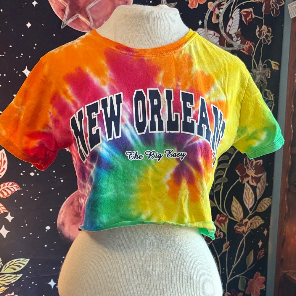 Avalon Tie-Dye New Orleans Crop Top